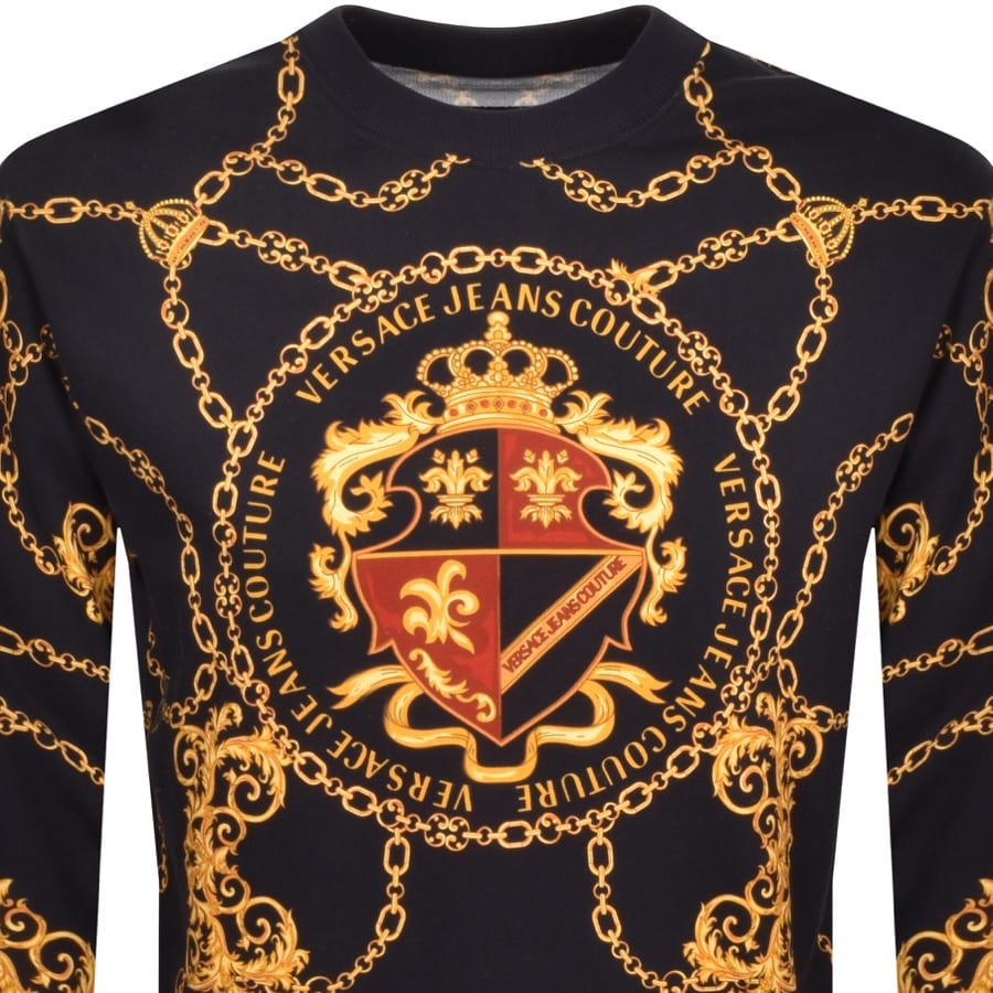 Alternative Image for ProductVersace Jeans Couture Logo Sweatshirt Black2